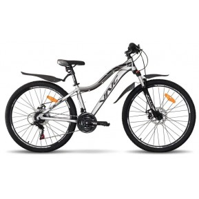 Велосипед 26"  VNC MontRider A3 FMN, 36см (1001) grey (shiny) - 2022 Фото №1